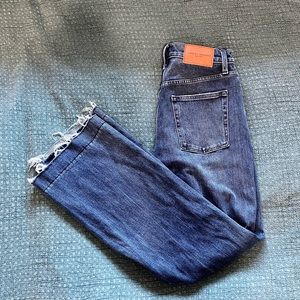 Lucky brand high rise wide leg jeans